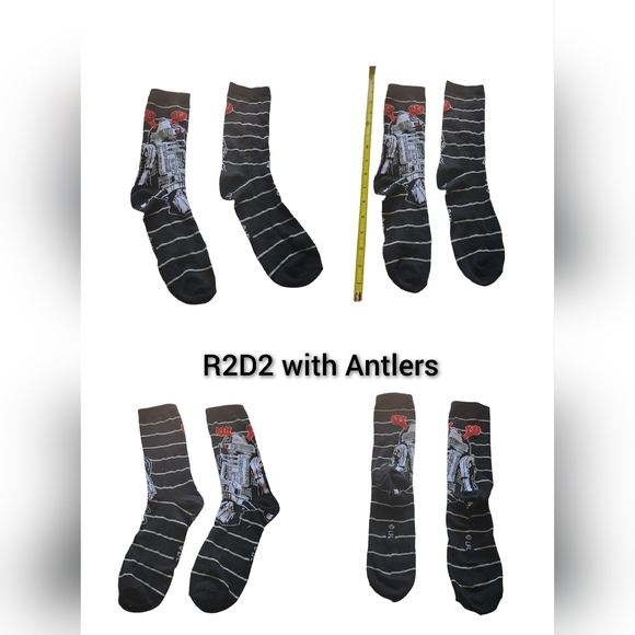 Men's fun socks - 3 for$10 - Star Wars 1 - Picture 3 of 4